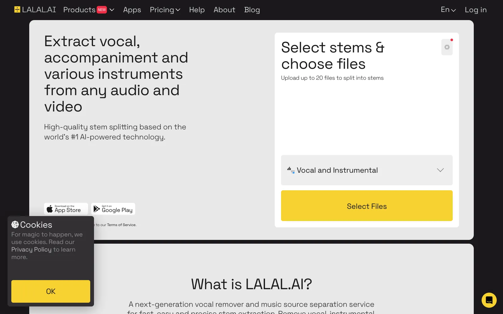 LALAL.AI Voice Cleaner