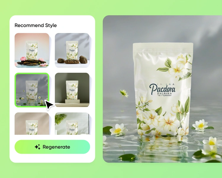 Pacdora AI Background Generator