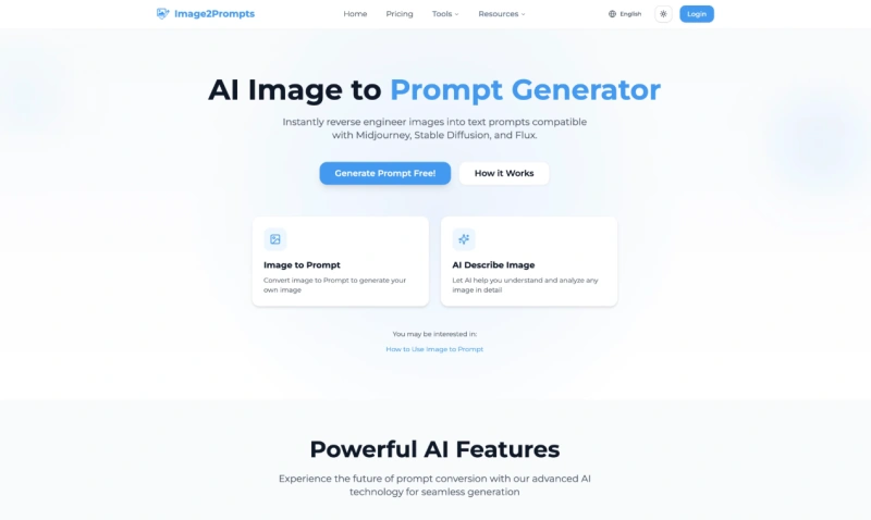 AI Image to Prompt Generator