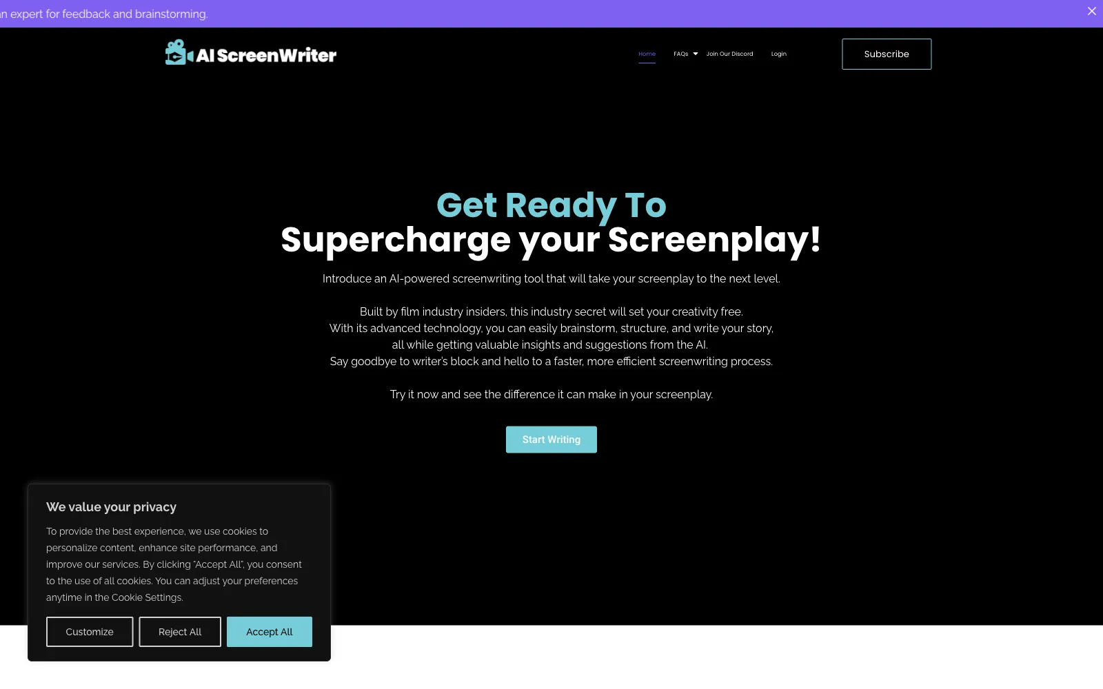 AI Screenwriter