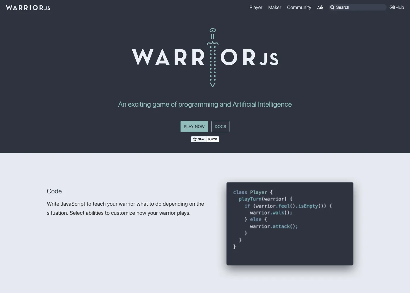 WarriorJS