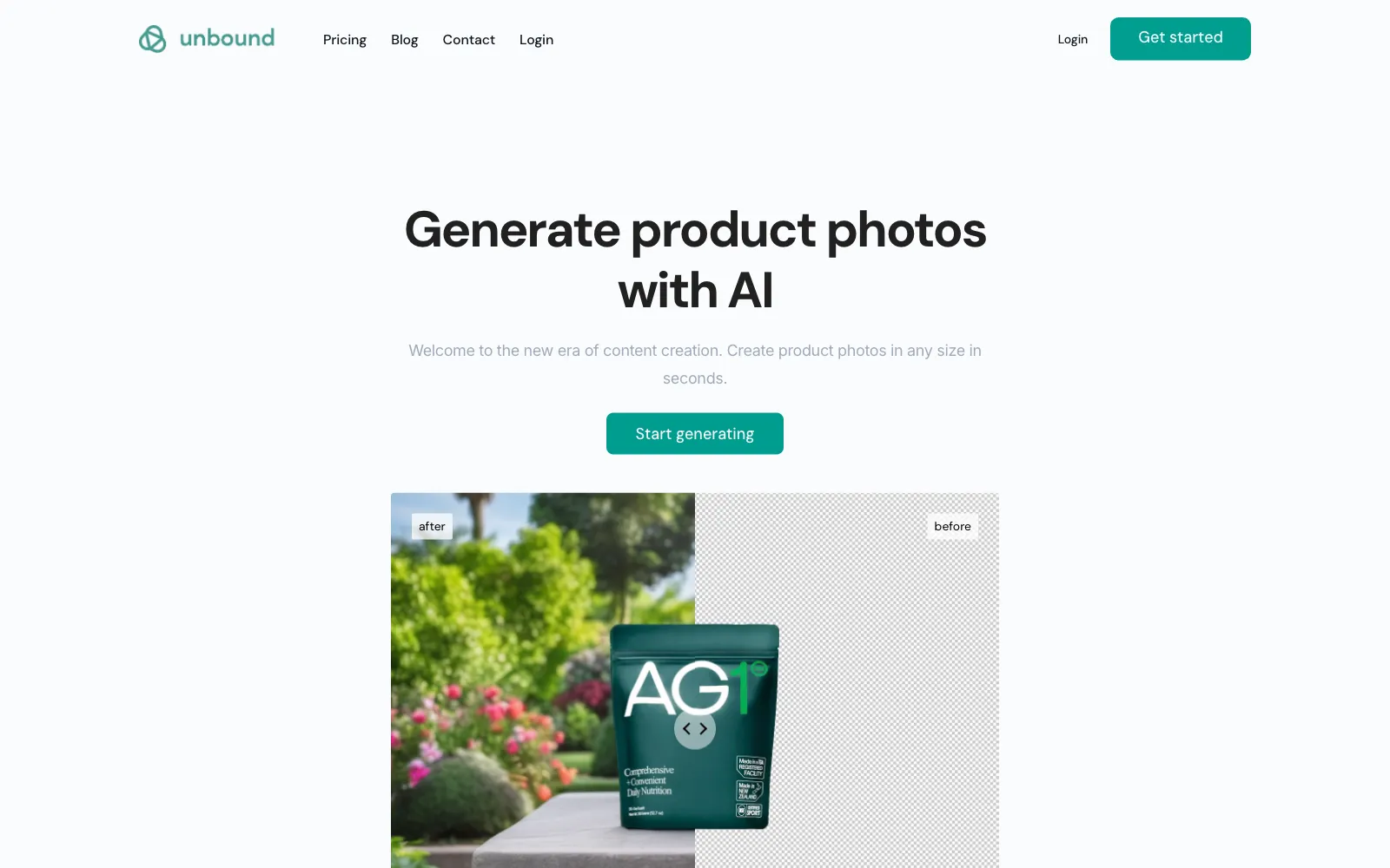 AI-powered Product Photos