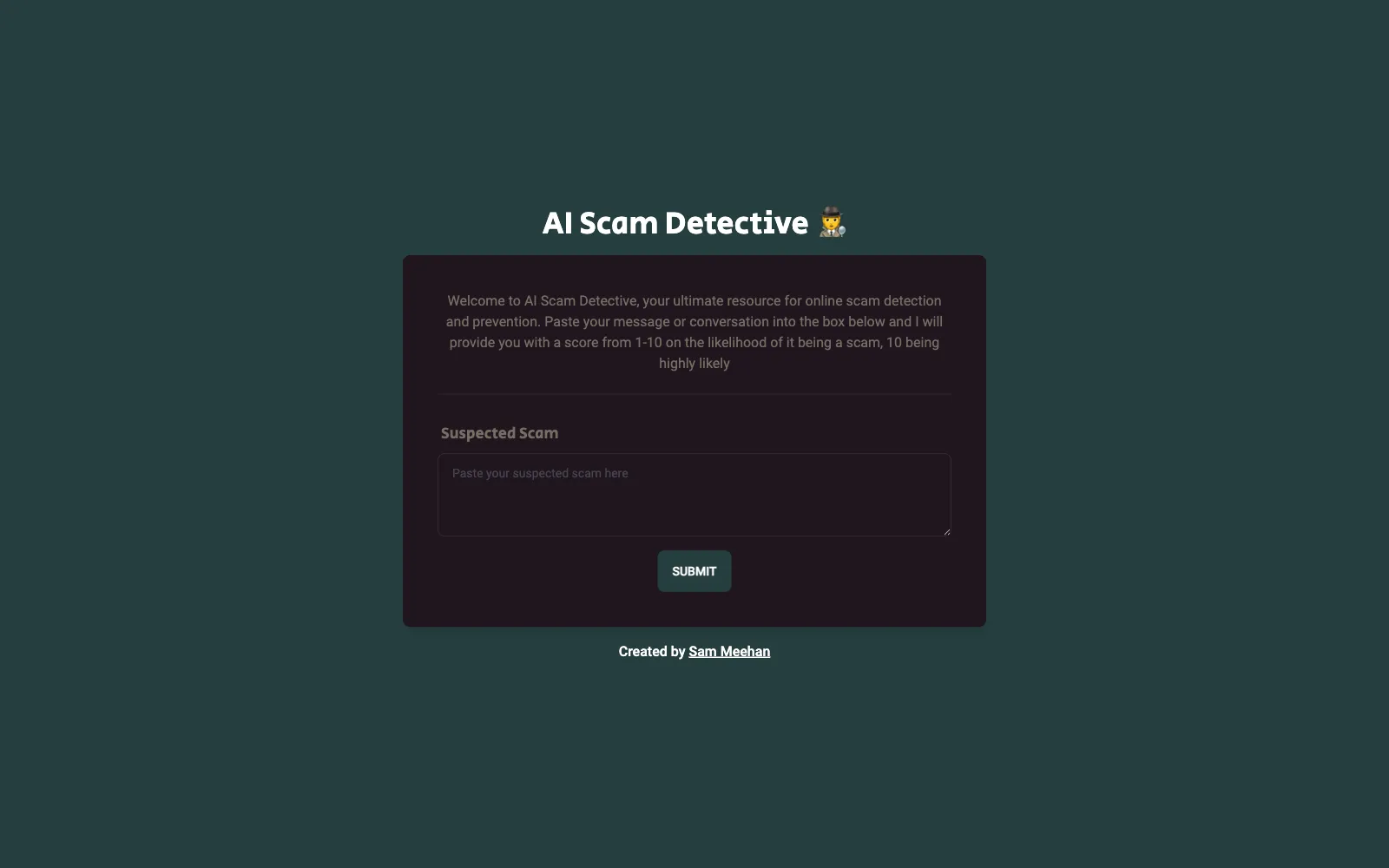 AI Scam Detective