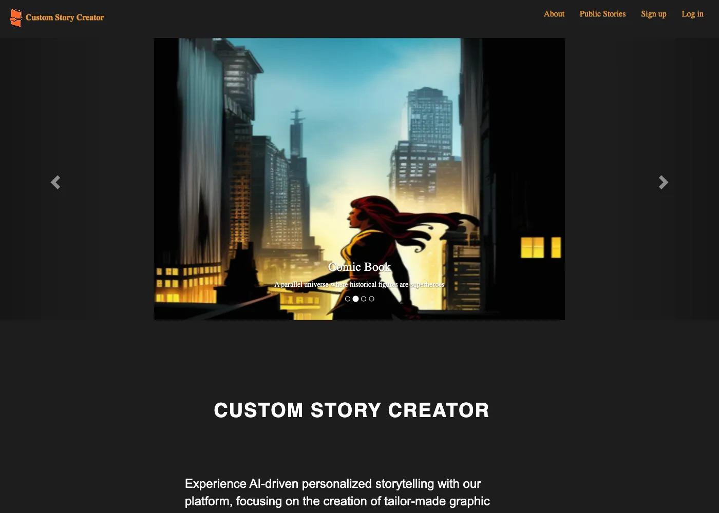 Custom Story Creator