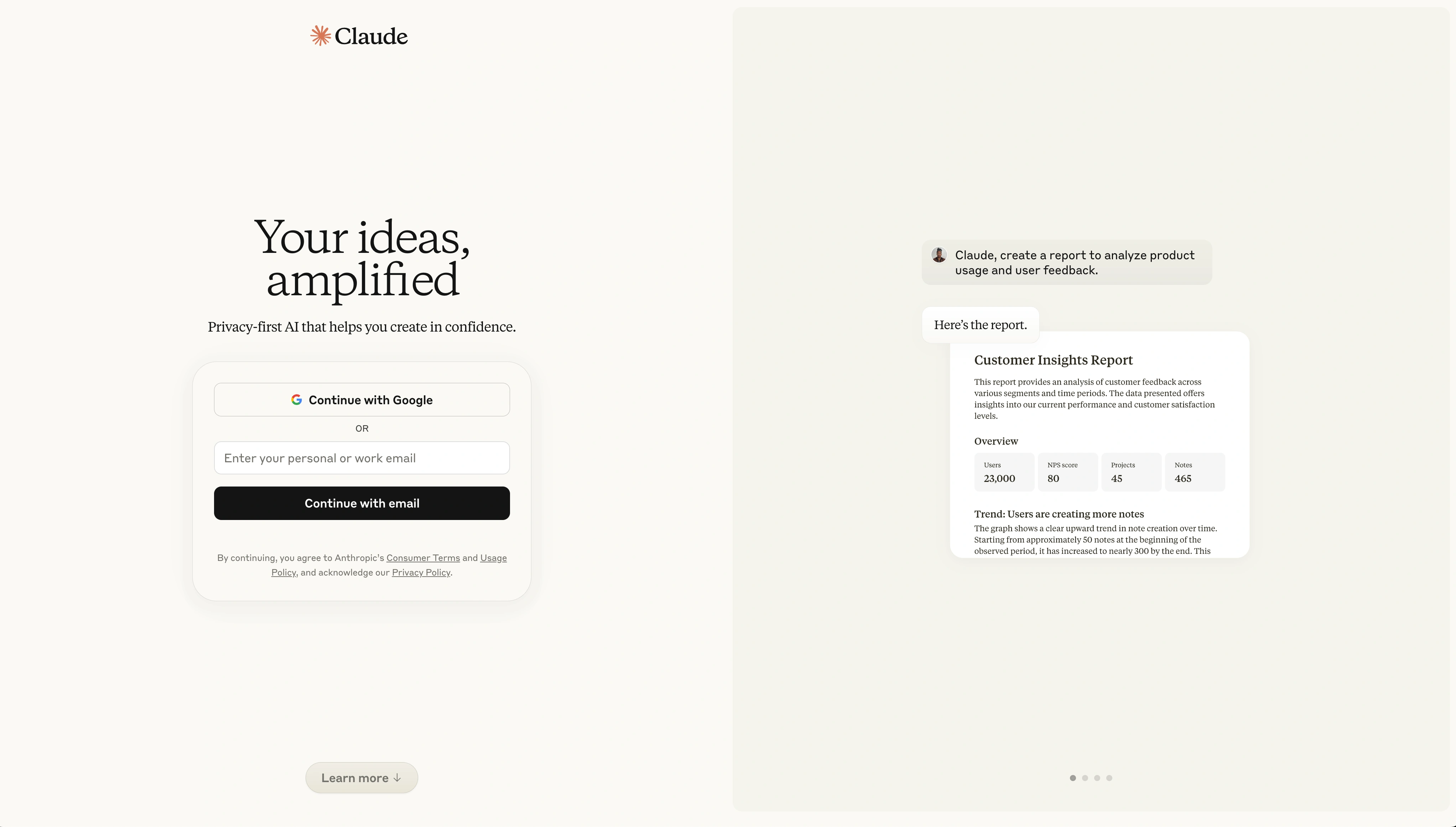 Claude (Anthropic) - AI Tool Screenshot