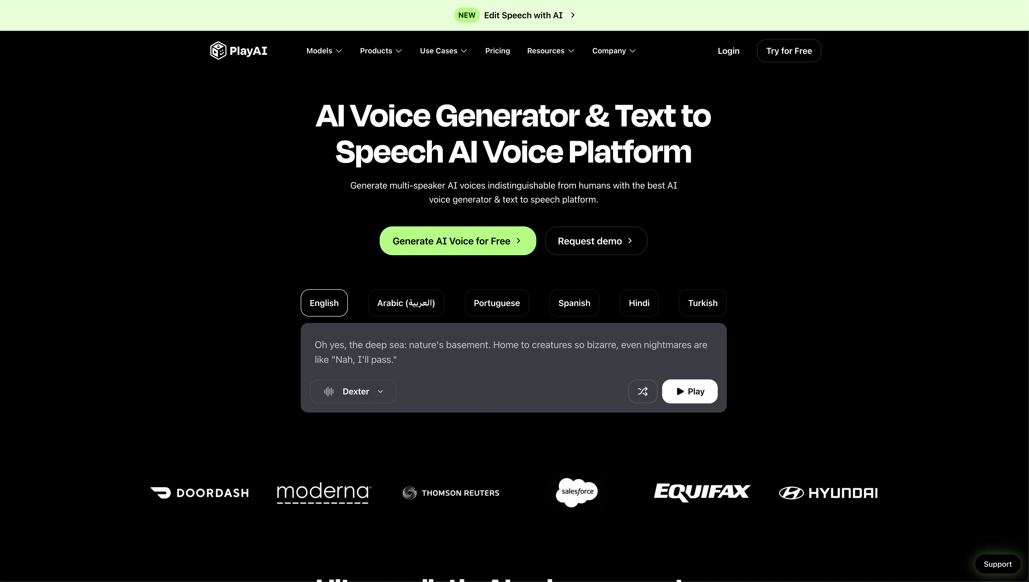 Play.ht - AI Tool Screenshot