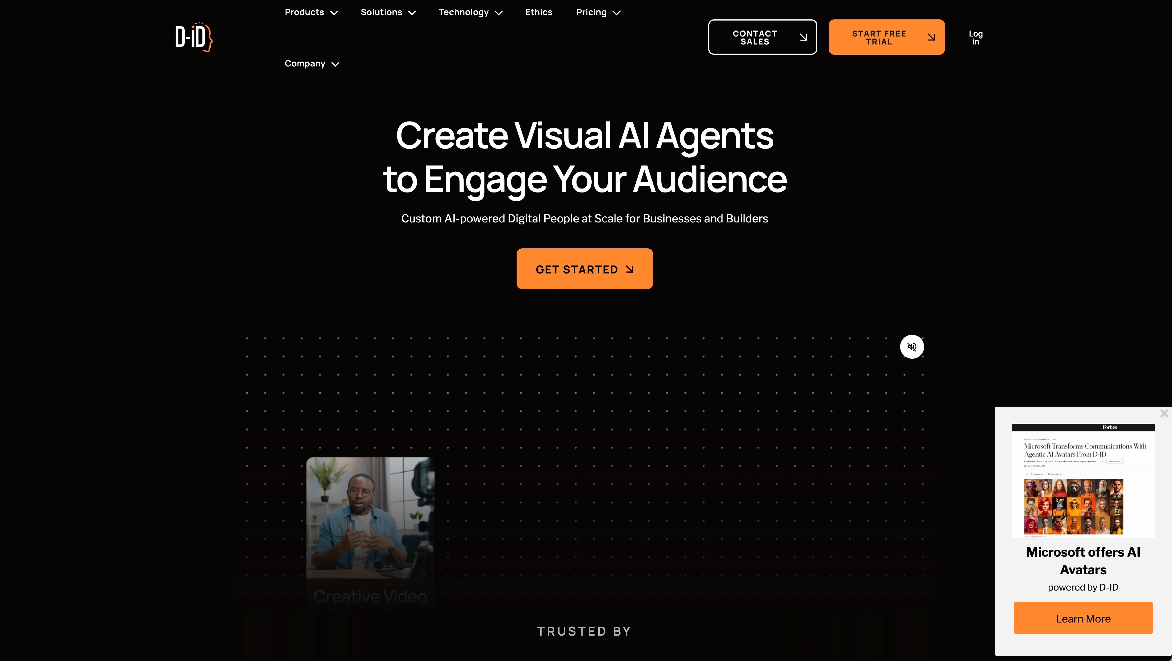 D-ID - AI Tool Screenshot