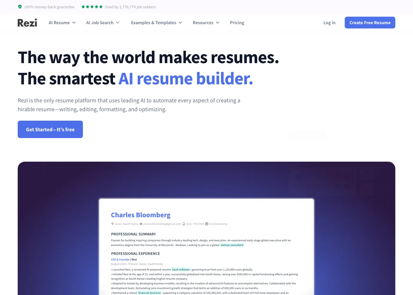 AI Resume Editor