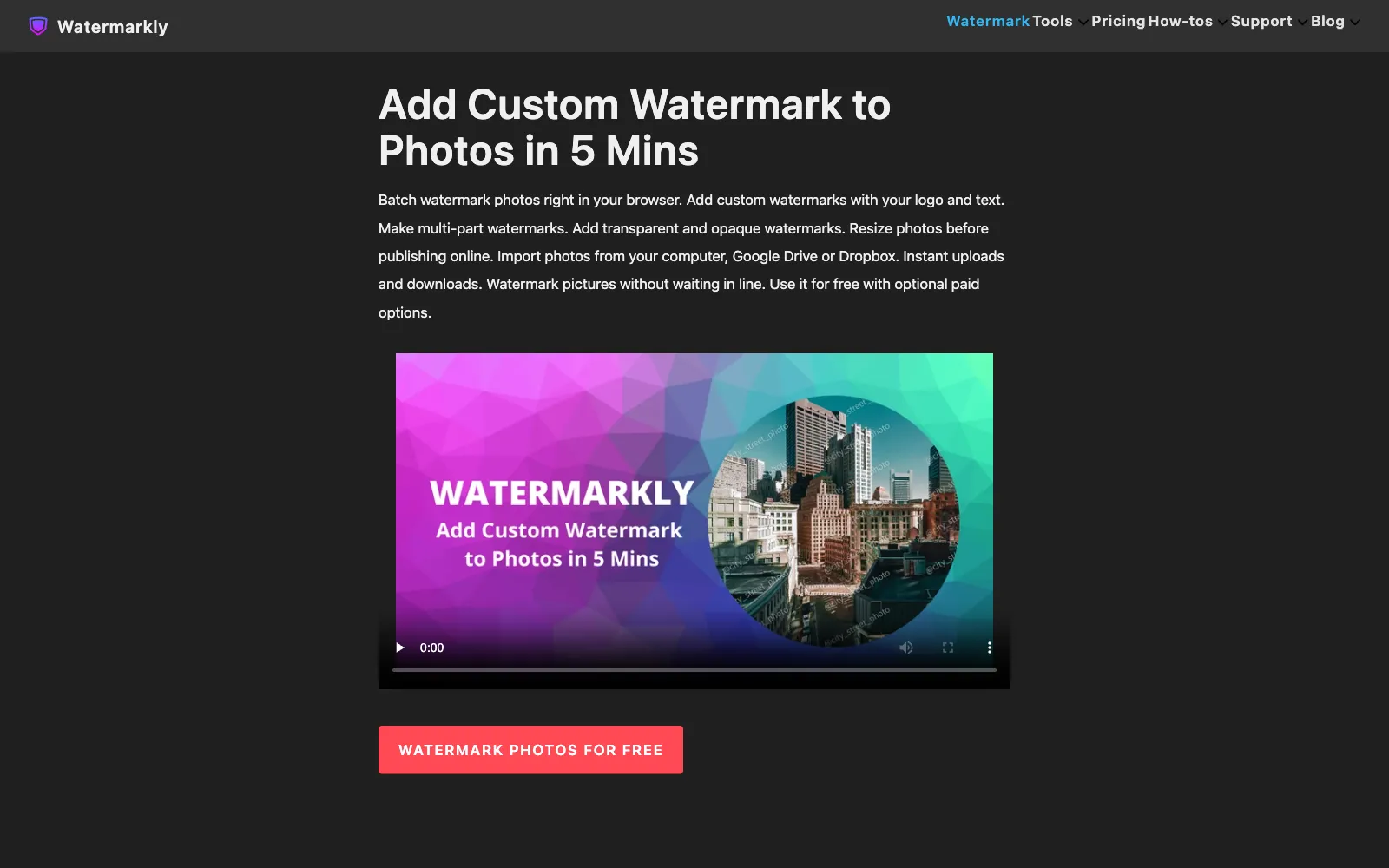 Watermarkly – Blur Faces & License Plates