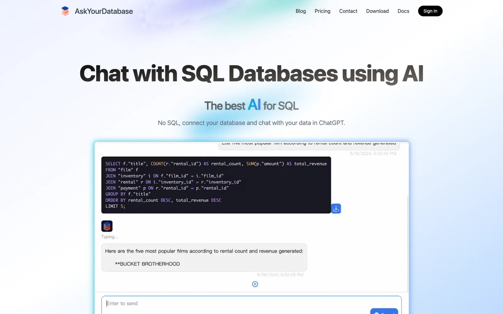 AskYourDatabase