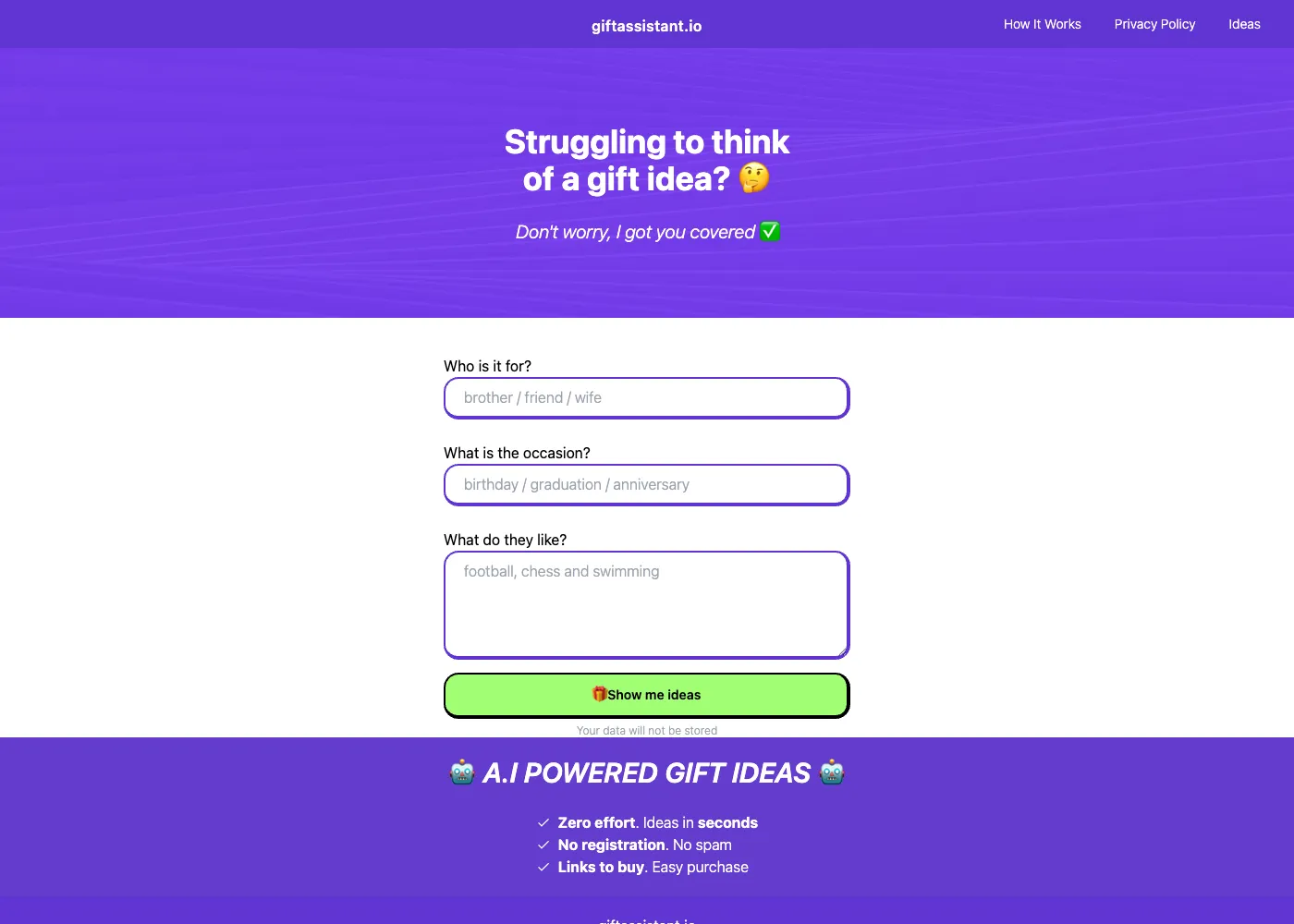 Giftassistant